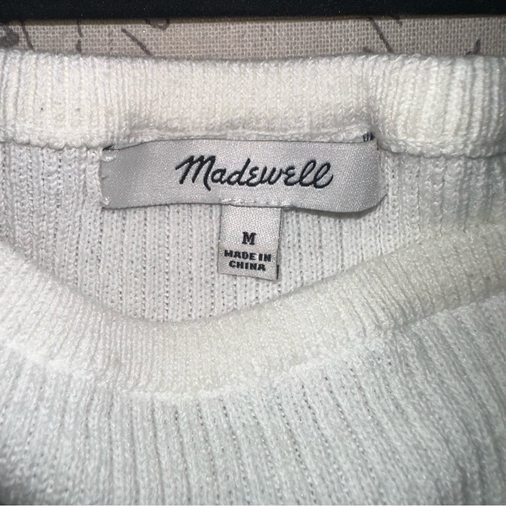 Madewell Ivory Knit Top - Picture 2 of 3